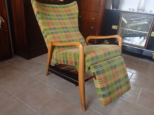 Reclining Wingback Chair from Walter Knoll Wilhelm Knoll 1960s
