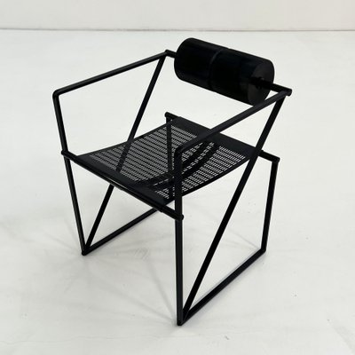Black Seconda Chair by Mario Botta for Alias, 1980s for sale at Pamono