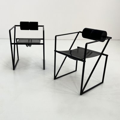 Black Seconda Chair by Mario Botta for Alias, 1980s for sale at Pamono