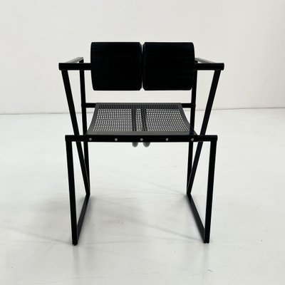 Black Seconda Chair by Mario Botta for Alias, 1980s for sale at Pamono