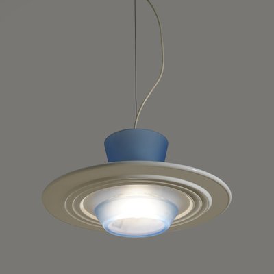 Zefiro Pendant Light by Giuseppe Ramella for Arteluce, 1980s for