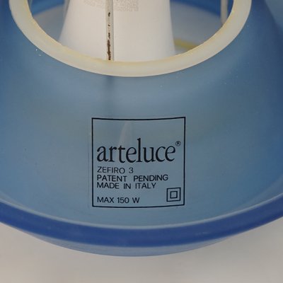 Zefiro Pendant Light by Giuseppe Ramella for Arteluce, 1980s for