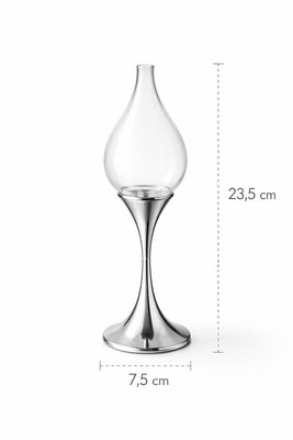 Space Age Clear Drops Oil Lamp by Freddie Andersen, 1970s — view 6