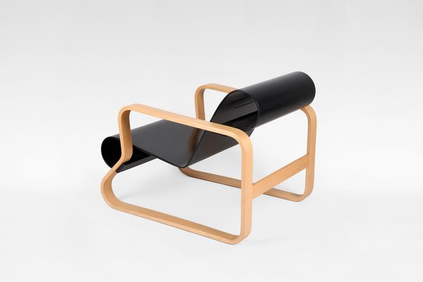 ホビー・楽器・アート allez Vintage Plywood Model 41 Paimio Lounge Chair by Alvar Aalto for