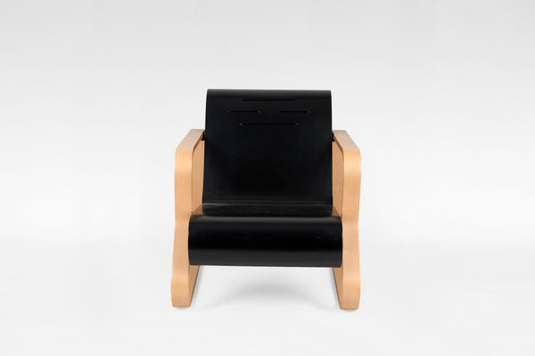 Vintage Plywood Model 41 Paimio Lounge Chair by Alvar Aalto for