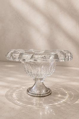 Mid-Century Modern Crystal and Silver Centrepiece by C.J. Stok, 1950 — view 2