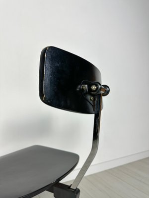 Vintage Black Architect Desk Chair by Jørgen Rasmussen for Labofa