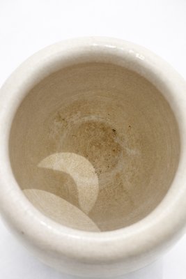 Art Deco Beige Ceramic Vase by Pieter Groeneveldt, 1930 — view 6