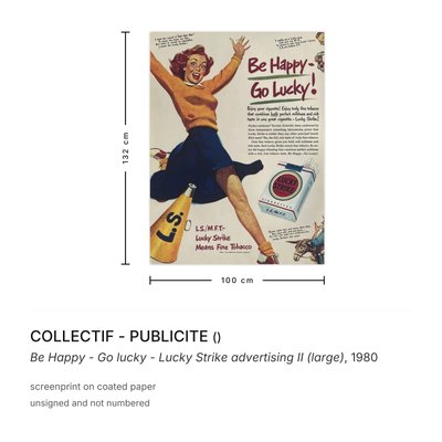 Be Happy - Go lucky - Lucky Strike Advertising II, 1980