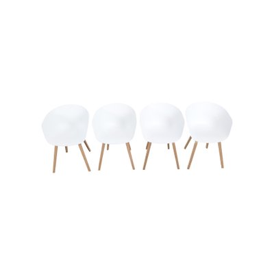 Aac 22 Armchairs in White from Hay, Set of 4 for sale at Pamono