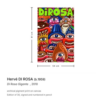 Hervé di Rosa, Di Rosa Gigante, 2010, Archival Pigment Print for