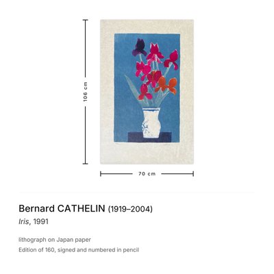 Cathelin Lithographe 1&2 1957-1982 アート・デザイン・音楽 Cathelin