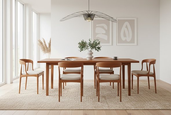 ヨハネスアンダーセン 1960s ヴィンテージ Vintage Model 16 Chairs in Teak by Johannes Andersen for Uldum
