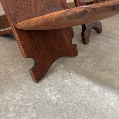 African Chairs in Wood, Set of 2 for sale at Pamono