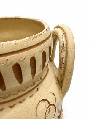 Mid-Century Modern Sgraffito Griffin Amphora Vase by Fratelli Fanciullacci, 1950 — view 7