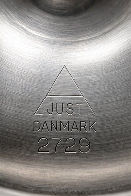 Model 2729 Pewter Candlesticks by Just Andersen, Denmark, 1940s, Set of 2 — view 4