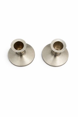 Model 2729 Pewter Candlesticks by Just Andersen, Denmark, 1940s, Set of 2 — view 5