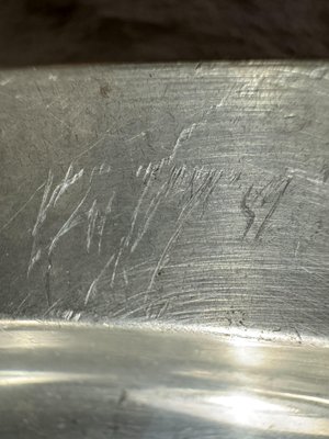 Vintage Danish Pewter Square Tray by Just Andersen, 1940 — view 6
