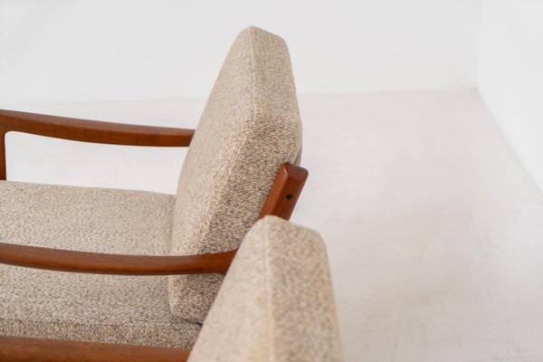 【ホセ】France & Son セネターチェア　オットマン Senator Easy Chairs by Ole Wanscher for France & Son, Set of 2 for