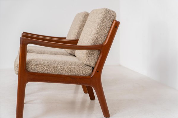 Senator Easy Chairs by Ole Wanscher for France & Son, Set of 2 for