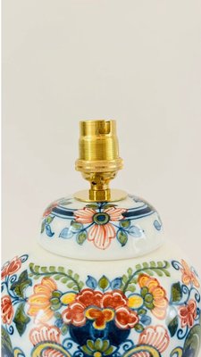 Antique Royal Tichelaar Mini Makkum Lamp from Royal Delft for sale