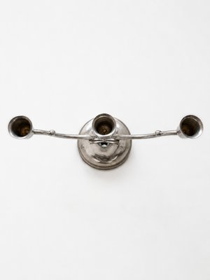 Swedish Grace K8 3-Arm Candelabra in Pewter from Svenskt Tenn, 1936 — view 5