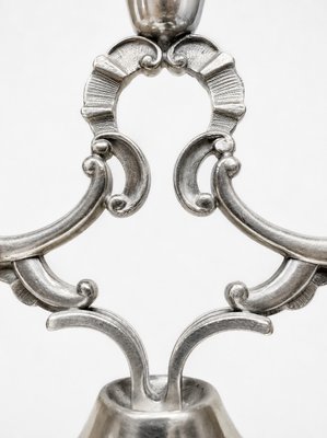 Swedish Grace K8 3-Arm Candelabra in Pewter from Svenskt Tenn, 1936 — view 7
