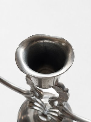 Swedish Grace K8 3-Arm Candelabra in Pewter from Svenskt Tenn, 1936 — view 11