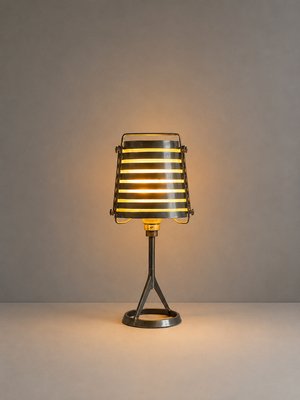 Cleto Bicolore Table Lamp by Roberto Favaretto for Lucente, 1980s — view 2