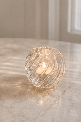 Vintage Scandinavian Crystal Candleholder from Kosta Boda, 1980s — view 2