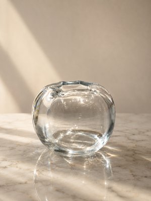 Vintage Crystal Stella Polaris Vase by Vicke Lindstrand for Orrefors, 1970s — view 2