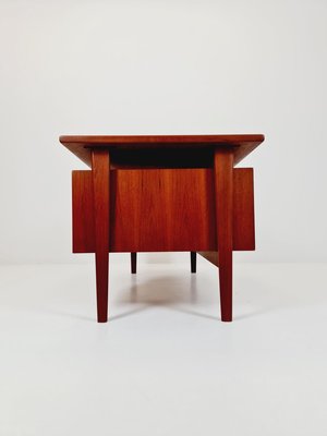 Vintage Danish Teak Desk by Kai Kristiansen for FM Møbler, Denmark
