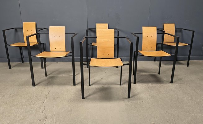 椅子 Karl Friedrich Forster KFF POSTMODERN Postmodern Dining Chairs by Karl Friedrich Förster for KFF, 1980s
