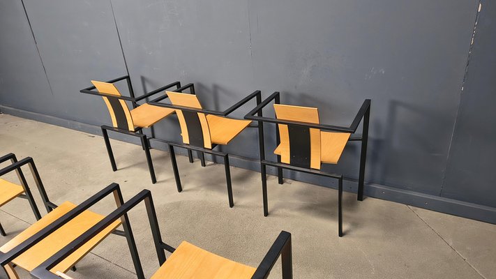 Postmodern Dining Chairs by Karl Friedrich Förster for KFF, 1980s