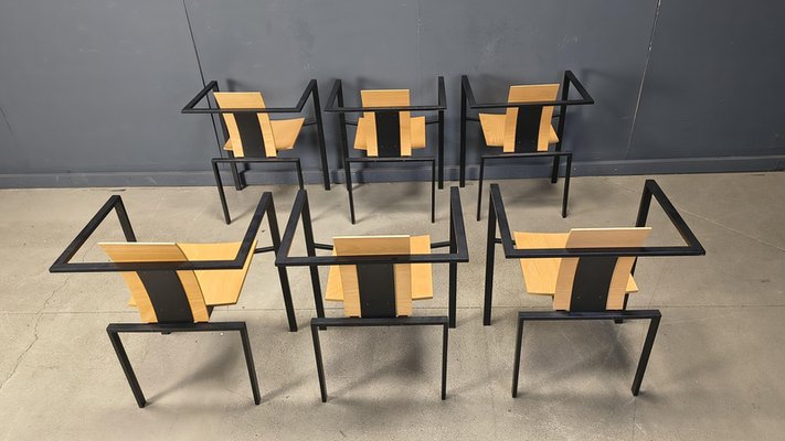 Postmodern Dining Chairs by Karl Friedrich Förster for KFF, 1980s