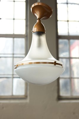 PETER BEHRENS Luzette シーリング ライト ランプ 照明 Large Luzette Hanging Lights by Peter Behrens, Set of 2 for sale