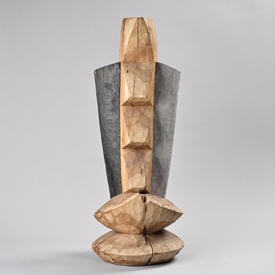 Alex Herzog, Abstract Sculpture, Zurich, 1970s, Solid Wood for