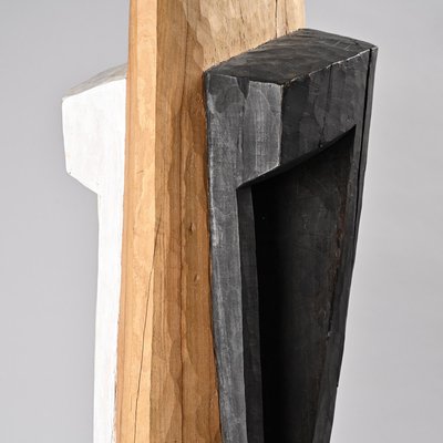 Alex Herzog, Abstract Sculpture, Zurich, 1970s, Solid Wood for