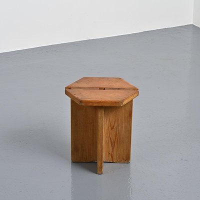 Low Stool attributed to René Martin for Méribel, France, 1970s for