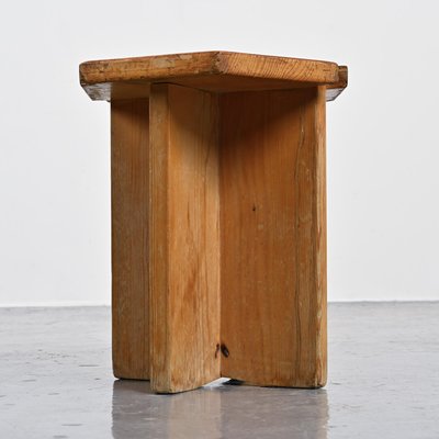 Low Stool attributed to René Martin for Méribel, France, 1970s for