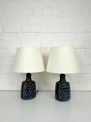 Ceramic Model 1036 Table Lamps by Einar Johansen for Søholm