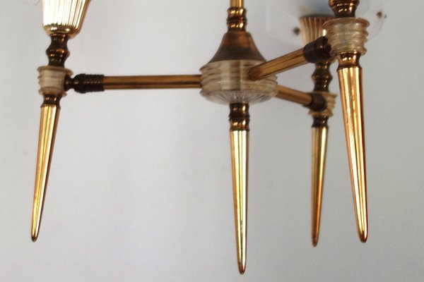 Vintage 3-Light Chandelier, 1950s for sale at Pamono