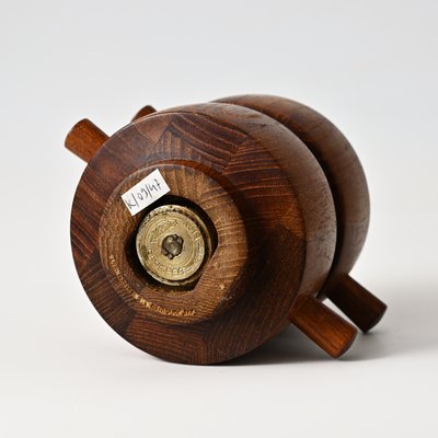 Danish Teak Pepper Mill and Salt Shaker by Jens Harald Quistgaard