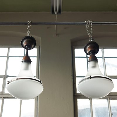Luzette Pendant Lights by Peter Behrens, Set of 2 for sale at Pamono