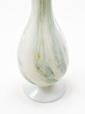 Mid-Century Italian Opaline Glass Solifleur Vase from Cristalleria La Toscana, 1970s — view 5