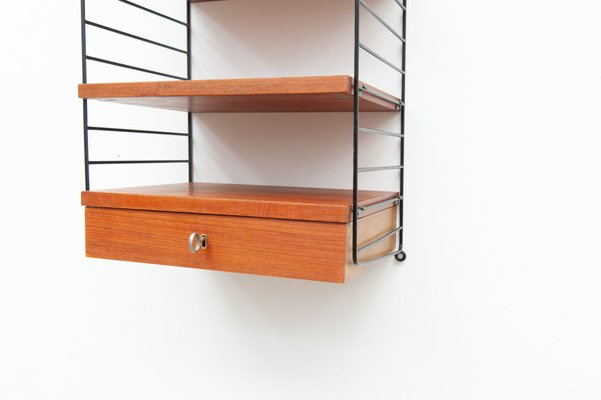 String Wall Shelf from Kajsa & Nisse Strinning, 1950s for sale at