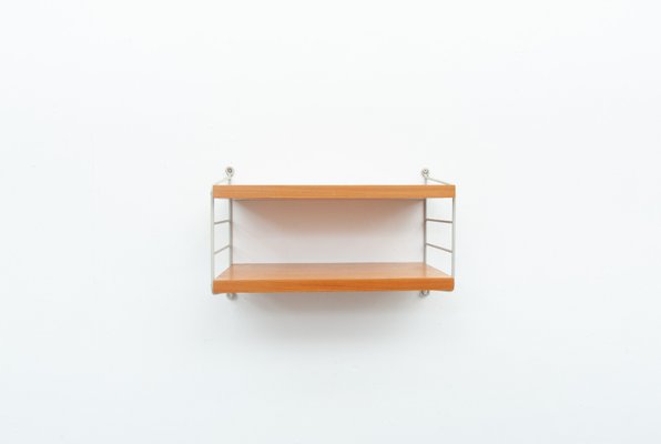 String Wall Shelf from Kajsa & Nisse Strinning, 1950s for sale at