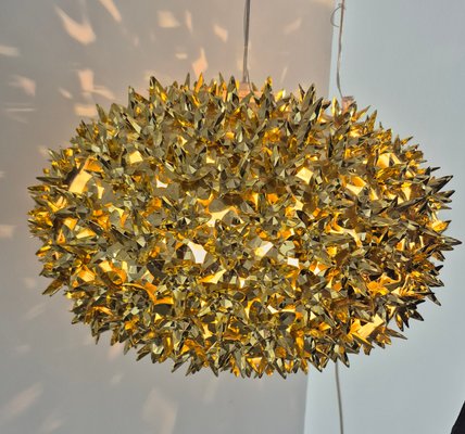 Bloom Metallic S1 Gold Hanging Lamp from Kartell, 2007