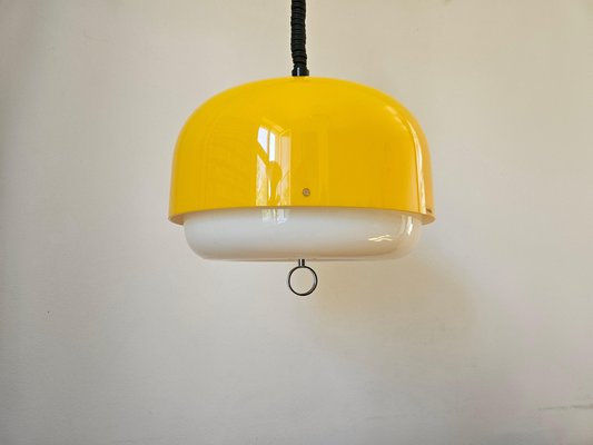 Mid-Century Space Age Pendant Light by Guzzini for Meblo, Italy