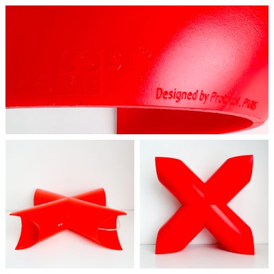 Cosi Come X Lamp in Red by Protocol Paris, 1990s for sale at Pamono